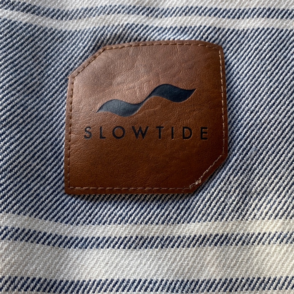 Slowtide Kids Swim Coverup - Blue Striped